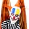 3.5ft. Animated Clown with LED Eyes Halloween Decoration